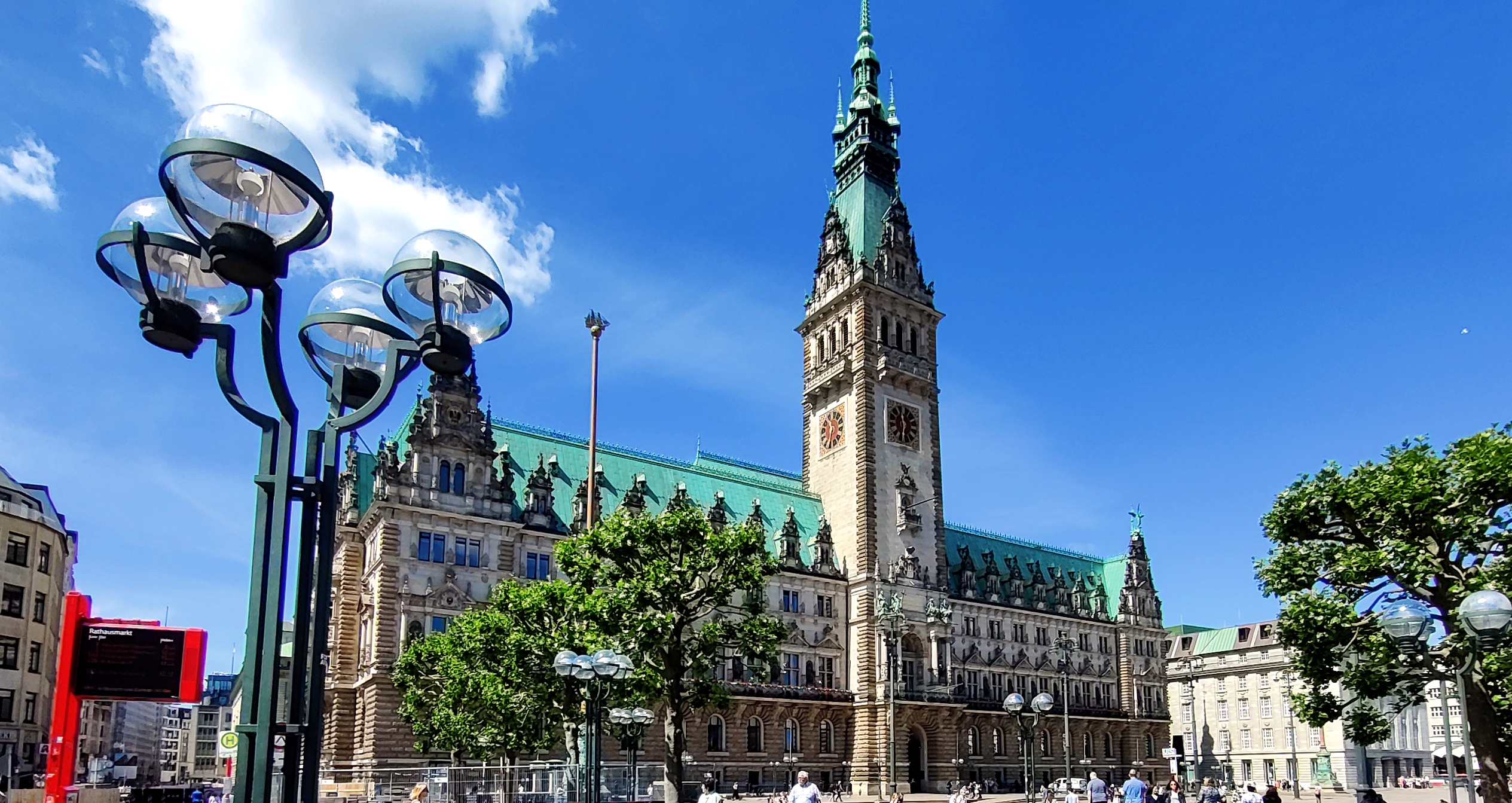 Rundgang durch das Hamburger Rathaus